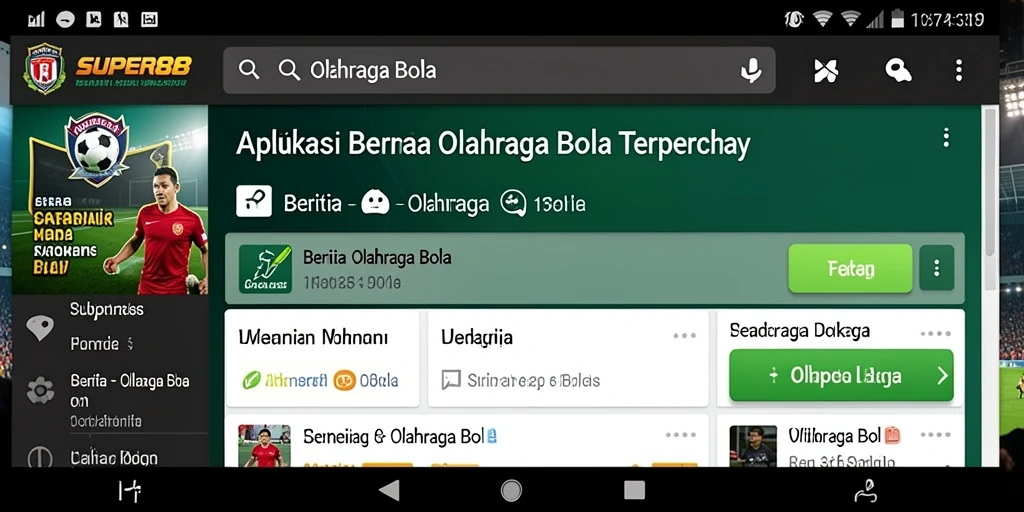 Tampilan antarmuka SUPER88 yang mudah dibaca dan informatif.