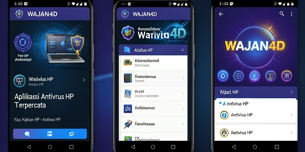 Tampilan antarmuka WAJAN4D yang intuitif dan mudah digunakan.